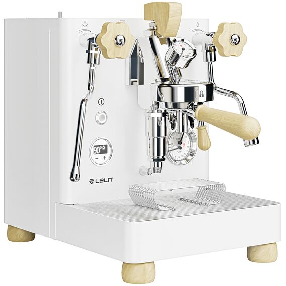Lelit PL162T-EUCB BIANCA Двухбойлерная рожковая кофемашина белая, фото , изображение 2