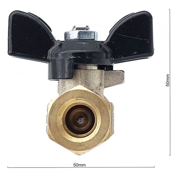 Nuova Simonelli 09000018 Кран шаровый 1/4 M-F, фото , изображение 3