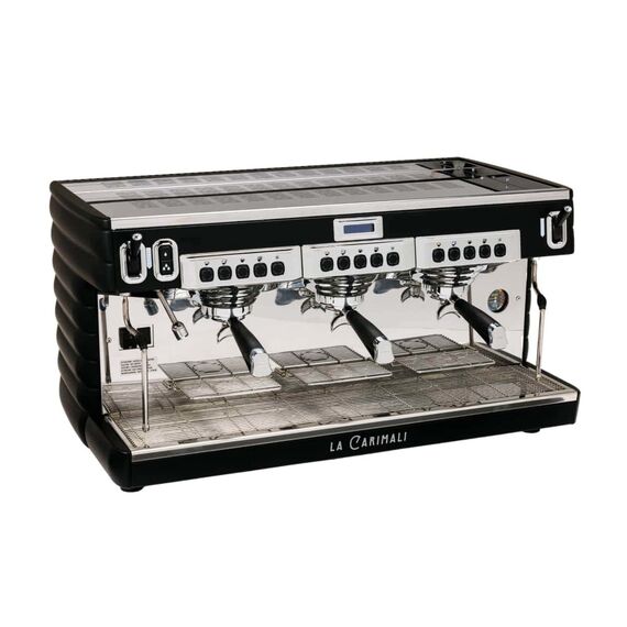 Carimali Bubble 3gr Рожковая кофемашина автомат 3 высокие группы черная, фото , изображение 2