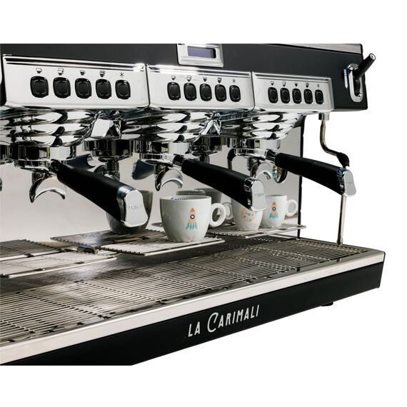 Carimali Bubble 3gr Рожковая кофемашина автомат 3 высокие группы черная, фото , изображение 7