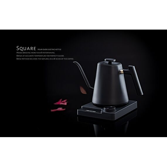 Felicita Square-S Электрочайник 600 мл чёрный, фото , изображение 5