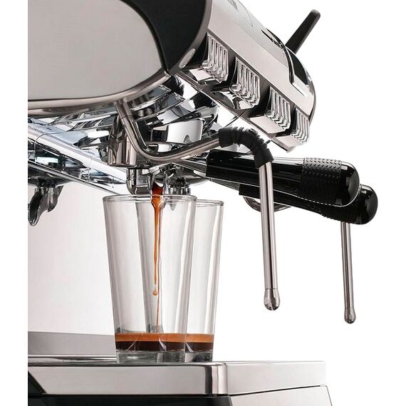 Nuova Simonelli Aurelia WAVE T3 2Gr 380V black+high groups+Autopurge, кофемашина автомат, высокие группы, подогрев чашек, черная, фото , изображение 6