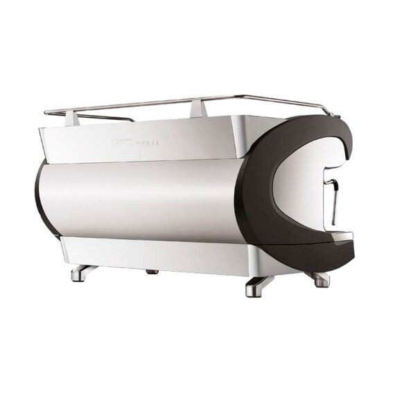 Nuova Simonelli Aurelia Wave 2Gr S 220V black+high groups+LED, кофемашина полуавтомат, высокие группы, LED подсветка, черная, фото , изображение 3