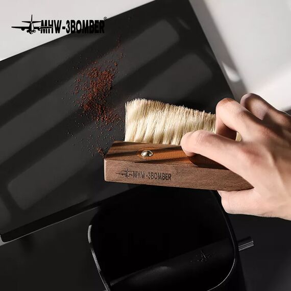 MHW-3BOMBER Line Leather Sheath Щетка бариста 145 мм, фото , изображение 2