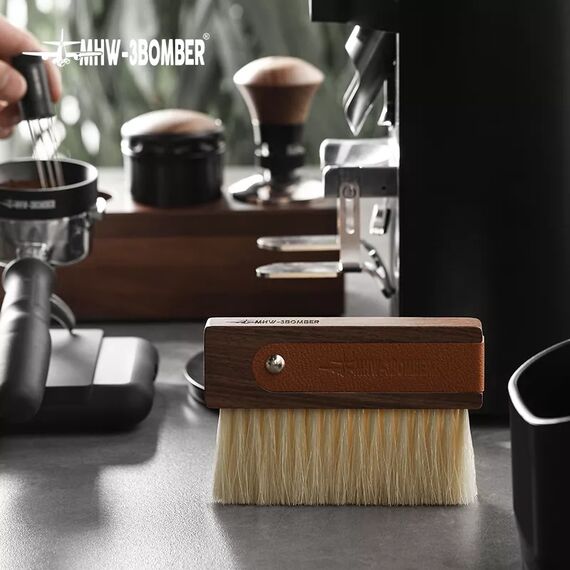 MHW-3BOMBER Line Leather Sheath Щетка бариста 145 мм, фото , изображение 18