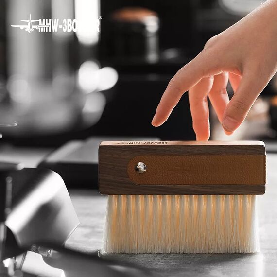 MHW-3BOMBER Line Leather Sheath Щетка бариста 145 мм, фото , изображение 11