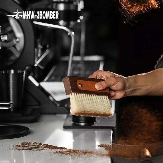MHW-3BOMBER Line Leather Sheath Щетка бариста 145 мм, фото , изображение 10