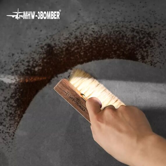 MHW-3BOMBER Line Leather Sheath Щетка бариста 145 мм, фото , изображение 22