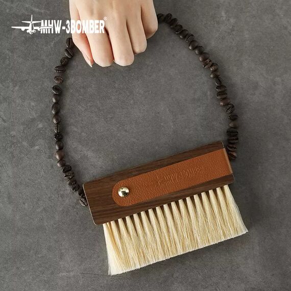 MHW-3BOMBER Line Leather Sheath Щетка бариста 145 мм, фото , изображение 8