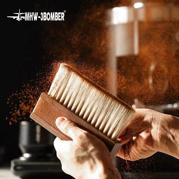 MHW-3BOMBER Line Leather Sheath Щетка бариста 145 мм, фото , изображение 19