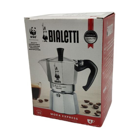 Bialetti 1164 Moka Express на 4 чашки Гейзерная кофеварка, фото , изображение 12