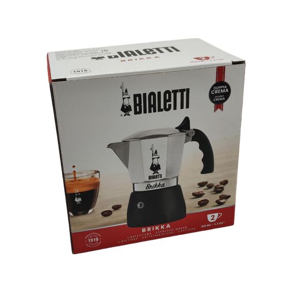 Bialetti 7312 Brikka на 2 чашки Гейзерная кофеварка, фото , изображение 7