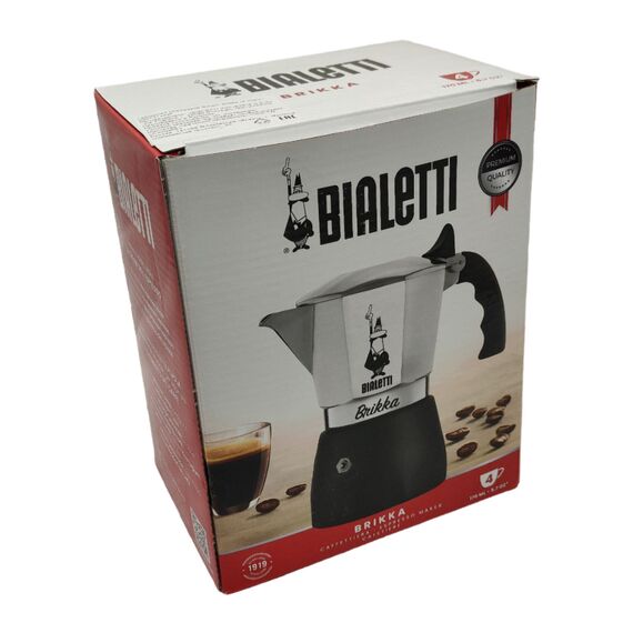 Bialetti 7314 Brikka на 4 чашки Гейзерная кофеварка, фото , изображение 4