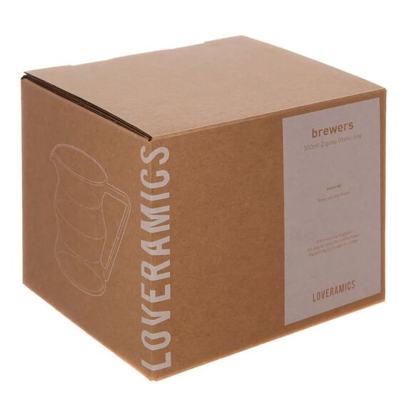 Loveramics Brewers Zigzag Glass Jug Кувшин 500 мл, фото , изображение 6