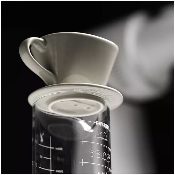 MHW-3BOMBER Sector Керамический пуровер 02 натуральный белый, фото , изображение 7