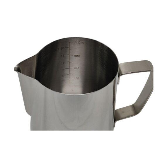 CoffeeTools Питчер 600 мл с мерной шкалой стальной, фото , изображение 3