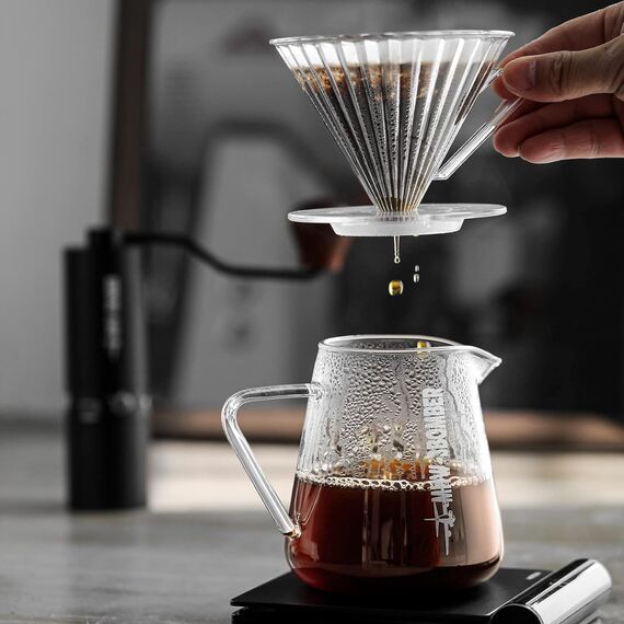 MHW-3BOMBER Elf Dripper V02 Пластиковый пуровер 02 прозрачный, фото , изображение 5