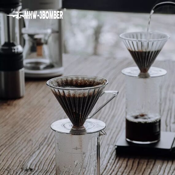 MHW-3BOMBER Elf Dripper V02 Пластиковый пуровер 02 антрацит, фото , изображение 5