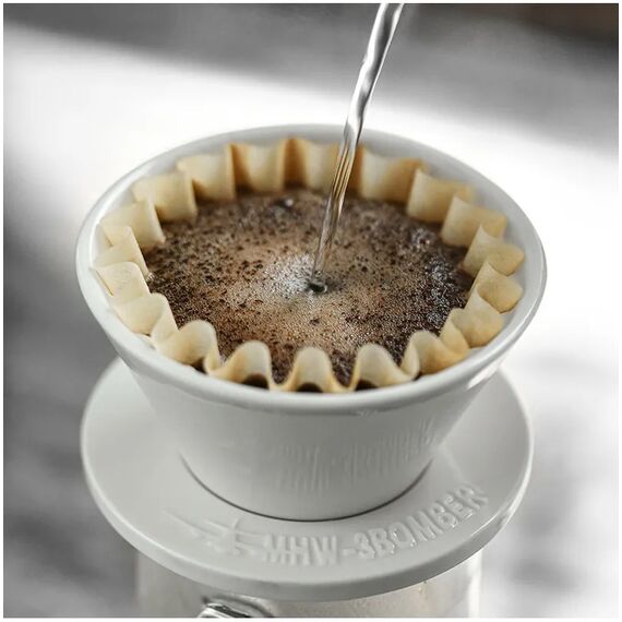 MHW-3BOMBER Meteor Керамический пуровер 02 белый, фото , изображение 12