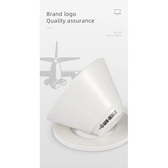 MHW-3BOMBER Meteor Керамический пуровер 02 черный, фото , изображение 17