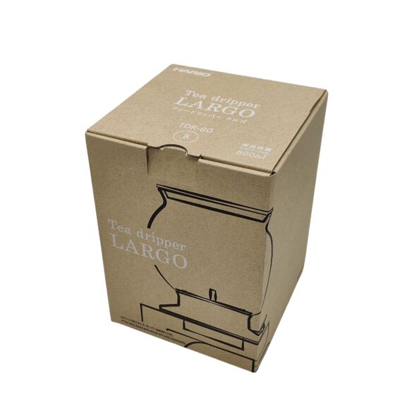 Hario TDR-80B Largo Tea Dripper Заварник с кнопкой 800 мл, фото , изображение 4