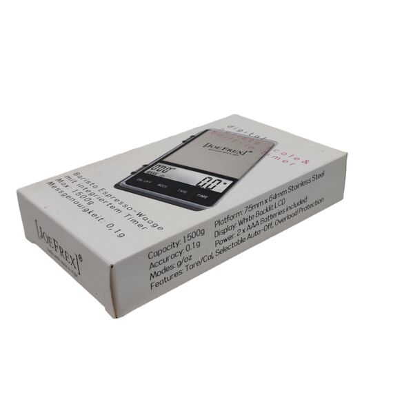 JoeFrex Весы бариста с таймером 1500 г, фото , изображение 3