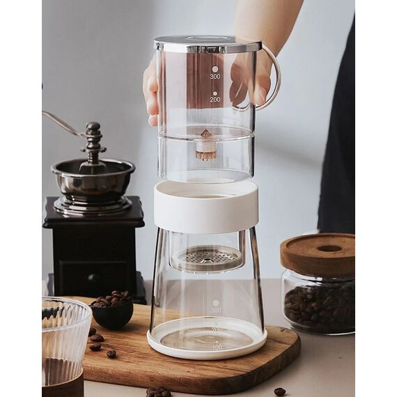 CoffeeTools Ice Dripper Set Кофеварка для Cold Brew 400 мл белая, фото , изображение 7
