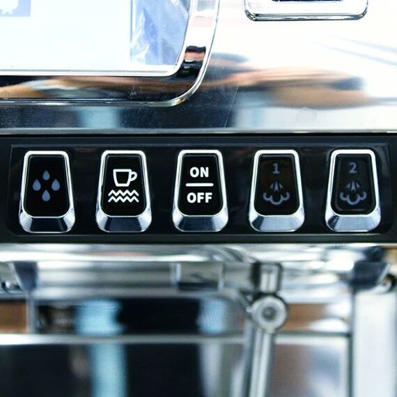 Nuova Simonelli Aurelia WAVE T3 2Gr 380V black+high groups+Autopurge, кофемашина автомат, высокие группы, подогрев чашек, черная, фото , изображение 8