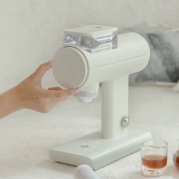 Timemore Sculptor 078 Кофемолка электрическая белая, фото , изображение 4