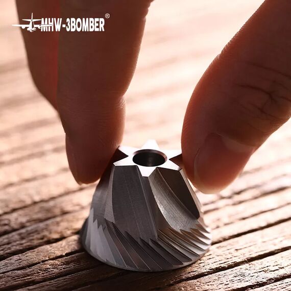 MHW-3BOMBER Race M1 Кофемолка ручная антрацит с ручкой из ореха, фото , изображение 9