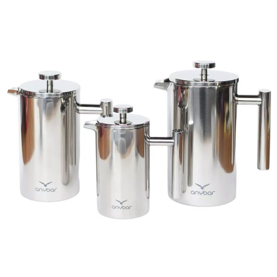 AnyBar Френч-пресс стальной 1000 мл, фото , изображение 4