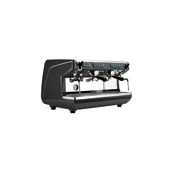 Nuova Simonelli Appia Life 2gr V 220V black economizer high groups, кофемашина автомат, 2 высокие группы, экономайзер, фото 