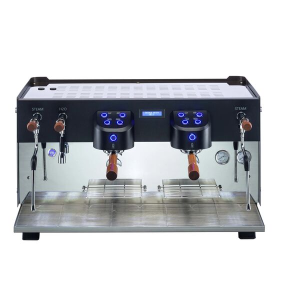 Carimali Glow 2gr Рожковая кофемашина автомат 2 высокие группы черная, фото , изображение 3