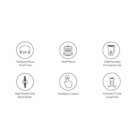 Lehehe LHH-E9Z Блендер вакуумный черный, фото , изображение 5