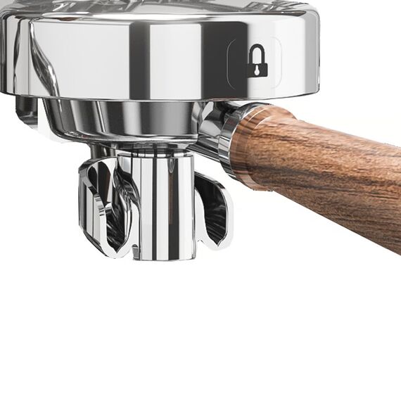 Lelit PLA582W Двухходовый портафильтр 58 мм с деревянной ручкой, фото , изображение 7