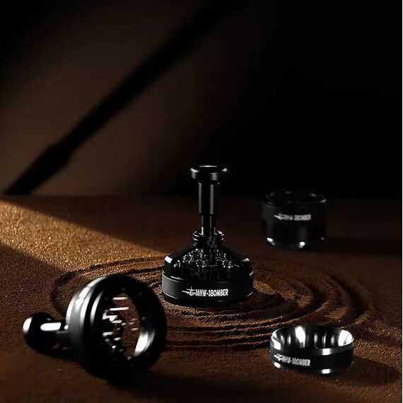 MHW-3BOMBER Yu Series Cyclone Gravity Разравниватель WDT 58.35 мм игольчатый черный, фото , изображение 9