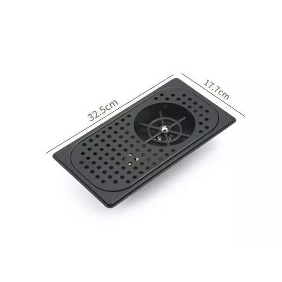 AnyBar Встраиваемая мойка для питчеров 325x175 мм с каплесборником черный, фото , изображение 2