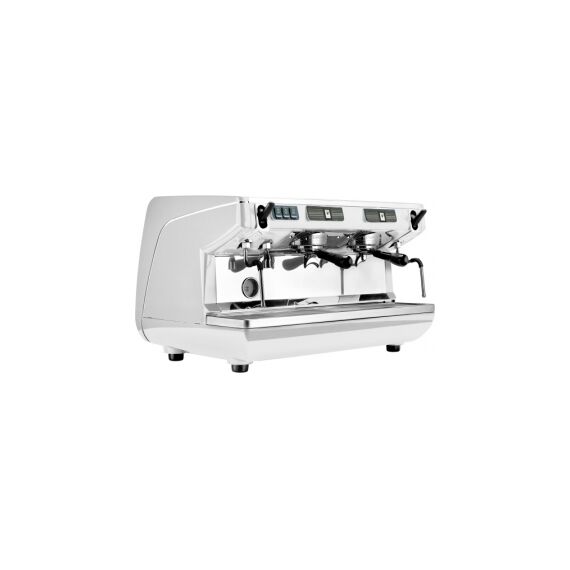 Nuova Simonelli Appia Life 2gr S 220V white+high groups+economizer кофемашина полуавтомат, 2 высокие группы, экономайзер белая, фото 