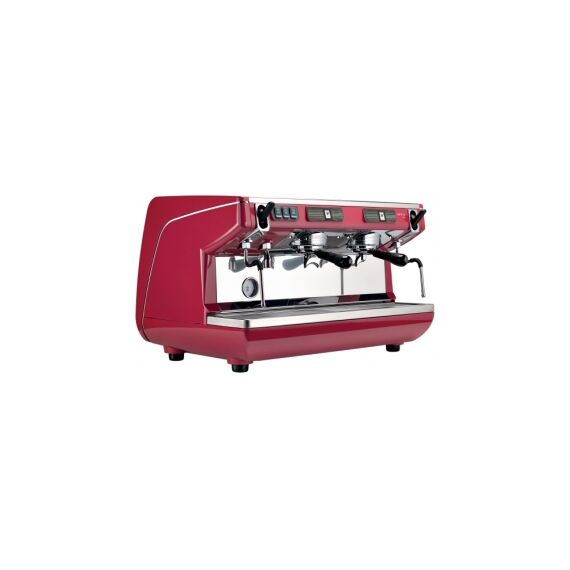 Nuova Simonelli Appia Life 2gr S 220V red+high groups+economizer кофемашина полуавтомат, 2 высокие группы, экономайзер красная, фото 