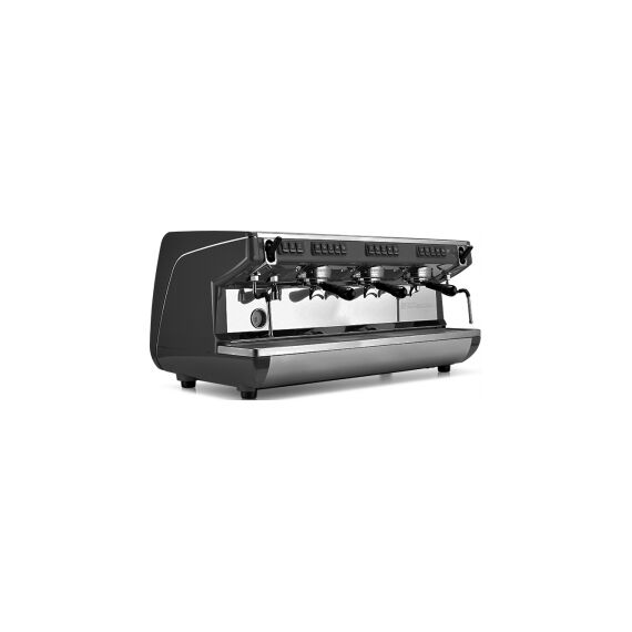 Nuova Simonelli Appia LIFE 3gr V 220V black+high groups+economizer Кофемашина автомат, 3 высокие группы, экономайзер черная, фото , изображение 2