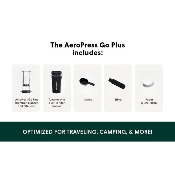 AeroPress Go Plus Кофеварка ручная портативная кремовая, фото , изображение 12 AeroPress Go Plus Кофеварка ручная портативная кремовая, фото , изображение 12
