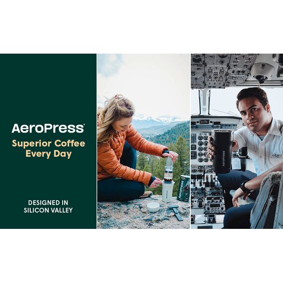 AeroPress Go Plus Кофеварка ручная портативная черная, фото , изображение 13