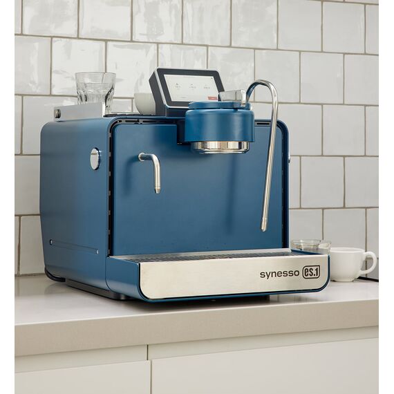 Synesso ES.1 Рожковая кофемашина 1 группа синяя, фото , изображение 2