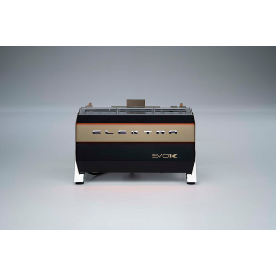 Elektra Evok 2gr Рожковая кофемашина автомат 2 высокие группы автоматический капучинатор золотой, фото , изображение 2