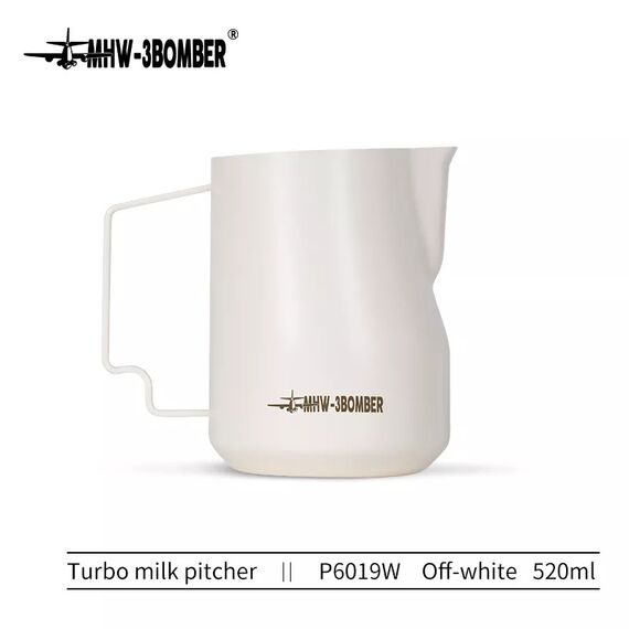 MHW-3BOMBER Milk Pitcher Turbo Питчер 520 мл белый, фото 