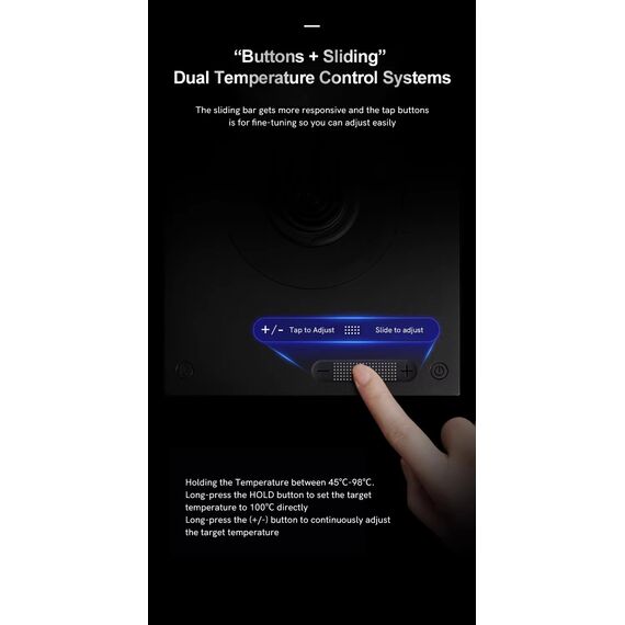 Timemore Fish Smart Pro Электрочайник 900 мл чёрный для правой руки, фото , изображение 12