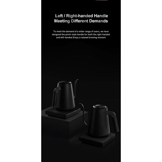 Timemore Fish Smart Pro Электрочайник 900 мл чёрный для правой руки, фото , изображение 14