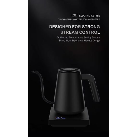 Timemore Fish Smart Pro Электрочайник 900 мл чёрный для правой руки, фото , изображение 18