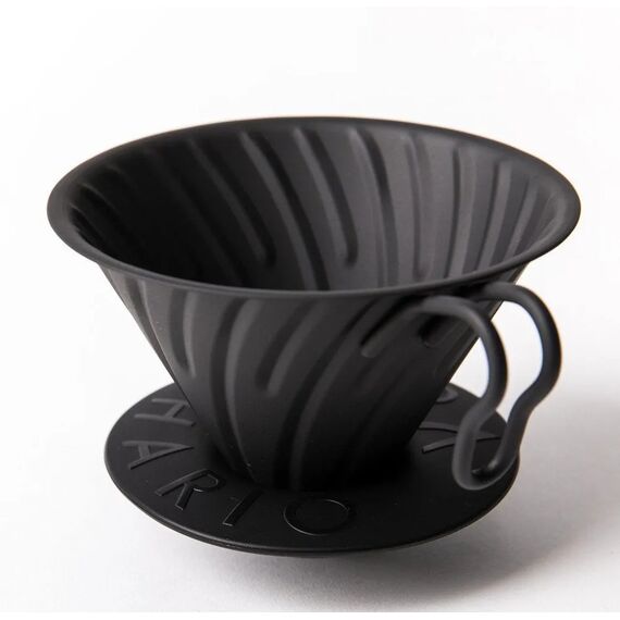 Hario VDM-02MB Пуровер металлический V60 02 черный, фото , изображение 2