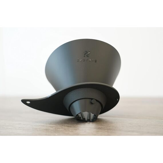 Hario Zebrang Flat V60 02 Пуровер силиконовый плоский черный, фото , изображение 7